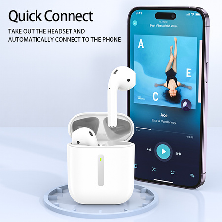 JELLICO wireless earphones TWS21 White
