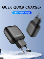 JELLICO Netz-Ladegerät C32 18W 1xUSB QC3.0 + Kabel Lightning schwarz