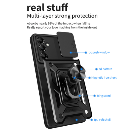 Etui Defender iPhone 16 Pro Czarny